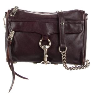 Rebecca Minkoff M.A.C. Leather Crossbody Plum purse